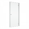 RONAL ANNEA Prawe drzwi jednoczęściowe do wnęki 80x200 cm srebrny połysk AN1CD0805007